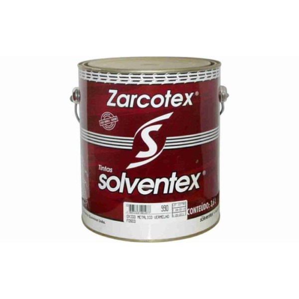Zarcao - Tinta Oxido Metalico Vermelho Fosco 3,6l